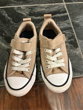 Converse Kids Sneakers in Tan and White